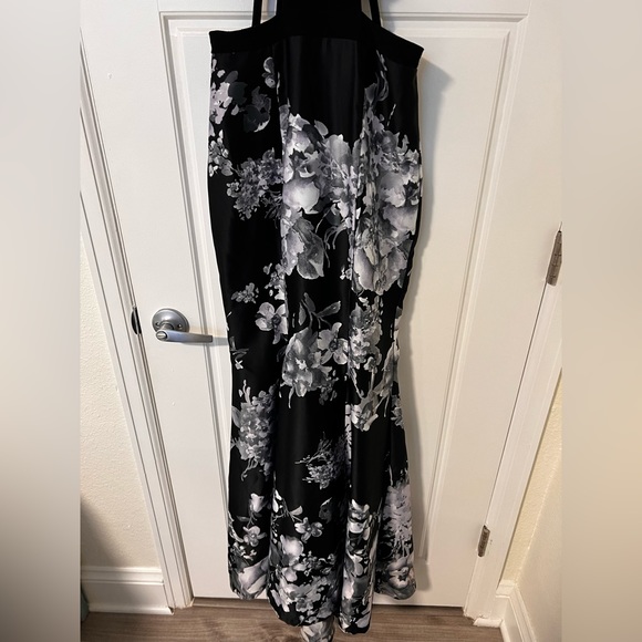 Floral Mermaid Prom Dress - Picture 12 of 12